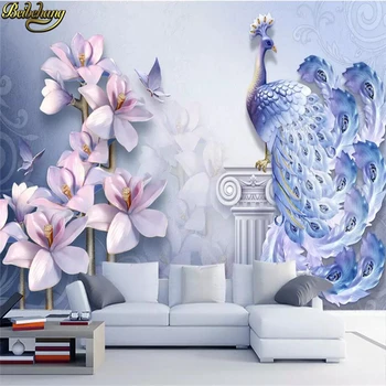 beibehang Бесшовный 3D-ТВ-фон из больших шелковых тканевых обоев в европейском минималистичном стиле для гостиной, настенная роспись на диване papel de parede