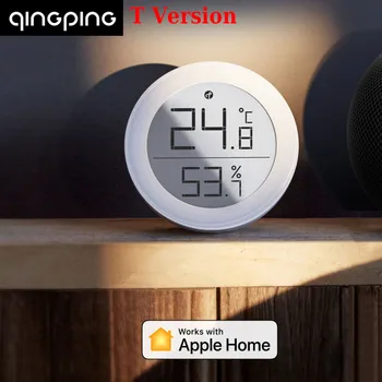Новая версия T Qingping Датчик температуры влажности Резьба/Bluetooth Термометр HomeKit