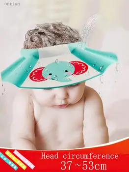 колпачок для детского шампуня obkind, шапочка для душа, водонепроницаемая защита ушей, детский душ, устройство для мытья волос