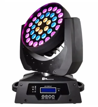 Светодиодные настенные светильники 36 шт * 18 Вт 4/5 / 6в1 RGBWA + УФ-светодиодная движущаяся головка Сценический зум-светильник для освещения мероприятий