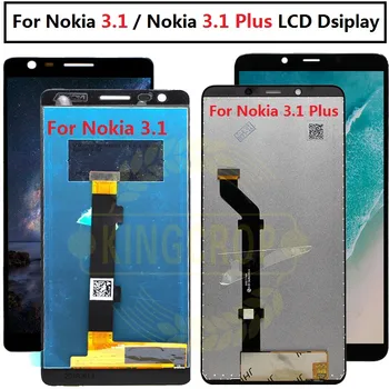 Для Nokia 3.1 ЖК-Дисплей Nokia 3.1 plus ЖК-дисплей С Сенсорным Экраном Дигитайзер В Сборе Замена Для Телефона Nokia 3.1 Plus + Инструменты
