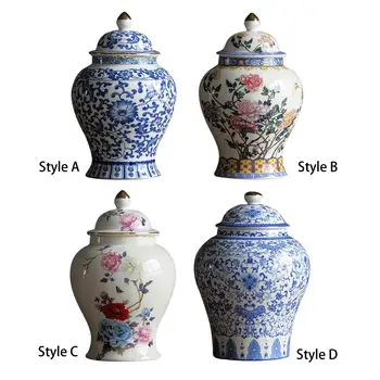 Керамическая Ваза для бутонов в китайском стиле, центральное Украшение, Красивый Азиатский Декор, Высушенный