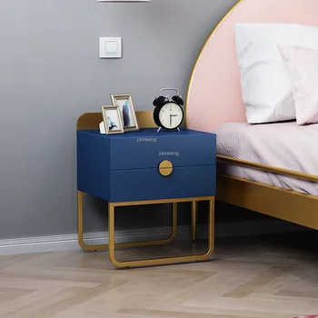 Nordic Ins Прикроватная тумбочка для гостиной с выдвижным ящиком Современная минималистичная Белая Креативная мебель для спальни Прикроватная тумбочка TG