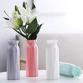 Уникальная ваза для растений, привлекающая внимание, широко применяемая компактная портативная ваза для цветов с искусственными растениями