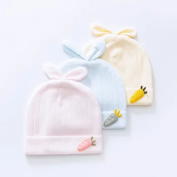 Милая детская шапочка-бини для новорожденных, хлопковая Мягкая эластичная детская шапочка для девочек, шапочки для мальчиков, реквизит для фотосъемки новорожденных, аксессуары для детских шляпок