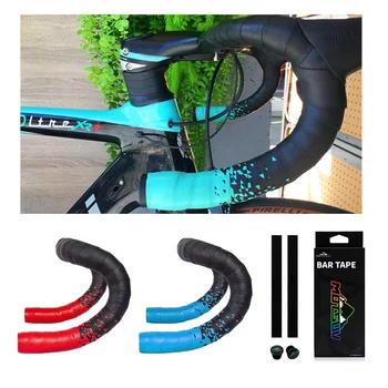 Лента для руля велосипеда EVA, дышащие противоскользящие ленты для руля шоссейного велосипеда, антивибрационная лента для руля велосипеда