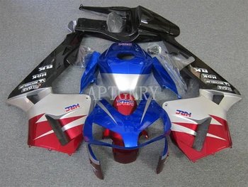 Новый комплект обтекателей для мотоциклов ABS, подходящий для HONDA CBR600RR F5 2003 2004 03 04 CBR, комплект для кузова, изготовленный на заказ, красный, синий