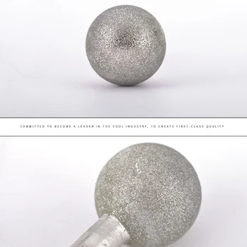 10шт Алмазный резак с игольчатой головкой, инструменты для вырезания Нефрита, Сверло с круглым шариком, шлифовальный круг для резьбы, гравировки, сверления