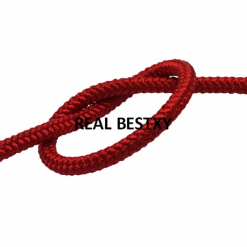 2 м/лот, приблизительно 5,2 мм/ 6 мм, нити красной нейлоновой веревки для изготовления ювелирных изделий, ожерелья, браслеты, плетеные нейлоновые шнуры, высококачественный нейлон