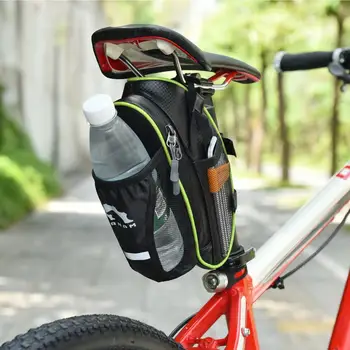 Легкая велосипедная седельная Сумка, Портативная Водонепроницаемая сумка для подседельного штыря, держатель для велосипедного телефона, велосипедная седельная сумка