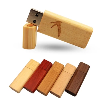Бамбуковый Деревянный USB Флэш-Накопитель Pendrive 4GB 8GB 16GB 32GB 64GB USB Creativo Флэш-Накопитель ЛОГОТИП Лазерная Гравировка Подарок Пользовательский Логотип