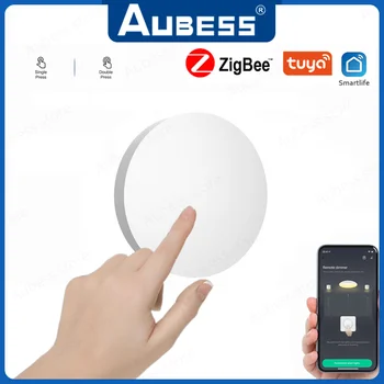 Tuya ZigBee3.0 Smart Scene Button Мультисценарная Связь Smart Switch Автоматизация На Батарейках Работа С Устройством Smart Life Zigbee