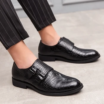 Новые весенние модные оксфордские деловые мужские туфли из натуральной кожи высокого качества, мягкие повседневные дышащие мужские вечерние туфли на плоской подошве