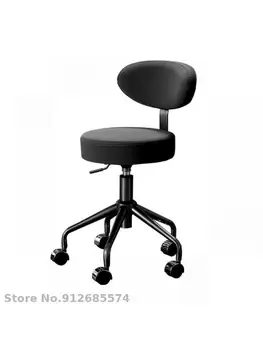 Косметический стул салон красоты специальная парикмахерская парикмахерский стул вращающийся подъемный стул для ногтей со спинкой барный стул