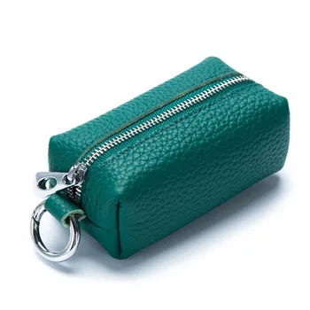 Женщины ключ сумка из натуральной кожи ключ бытовых сумка большой емкости многофункциональная монета кошелек сумка брелок мини-кошелек для хранения