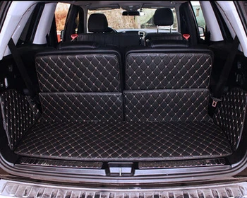 Хорошие ковры! Специальные коврики для багажника автомобиля Mercedes Benz GL 500 X166 7 мест -2013 водонепроницаемые коврики для багажника GL500