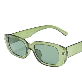 2021 Винтажные Маленькие Прямоугольные солнцезащитные очки Для женщин/мужчин, Роскошные Брендовые Дизайнерские Квадратные очки, Оттенки Для женщин, Oculos De Sol UV400