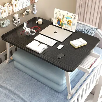 Большая Кровать, Складной столик, Ленивый Стол для ноутбука, Студенческая спальня, кабинет с плавающим окном, Маленький стол, Стол для ноутбука