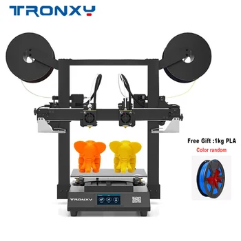 3D-принтер Tronxy Gemini XS с Независимым Двойным Экструдером для печати с Автоматическим выравниванием FDM 3D-принтер 255*255*260 мм комплект для 3D-печати