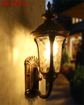 OUTELA Классический наружный настенный светильник СВЕТОДИОДНЫЙ водонепроницаемый IP65 ретро-бра, декоративный светильник для домашнего крыльца