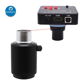 Диаметр от 23,3 мм до 38 мм Адаптер для камеры микроскопа CCTV C креплением для камеры, трубка для промышленного видео, Аксессуары для промышленных камер